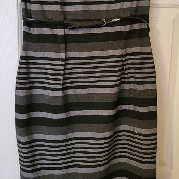 Calvin Klein striped sheath dress size 10 - Picture 3 of 3